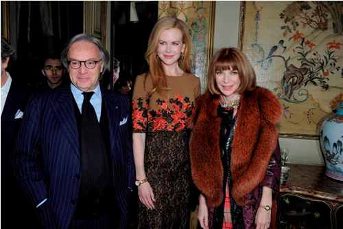 evento tod's signature collection madrina nicole kidman