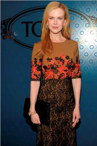 evento tod's signature collection madrina nicole kidman