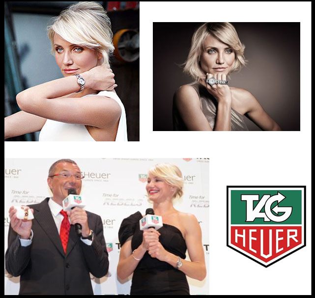 cameron diaz lady link TAG Heuer