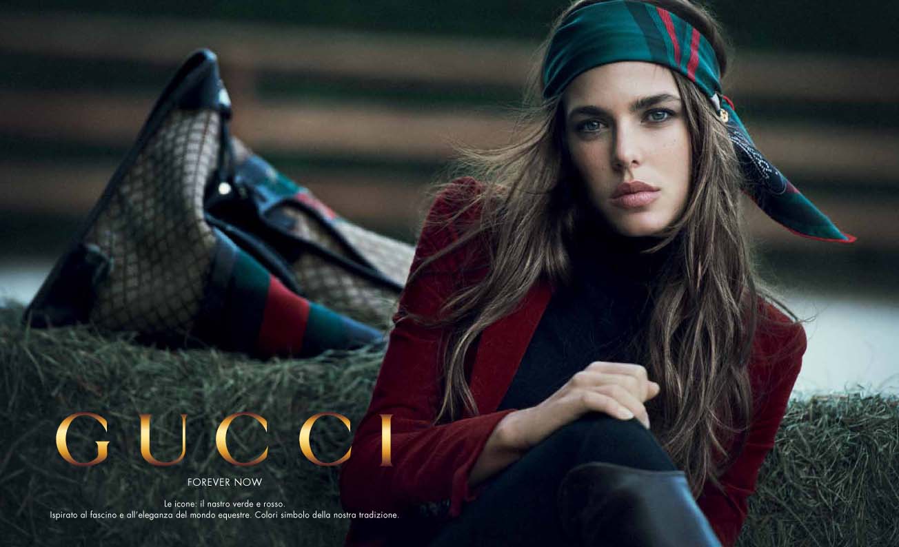 charlotte casiraghi forever now gucci campagna