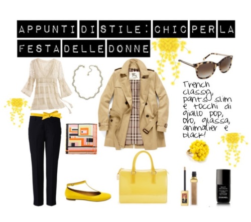 Idee look Festa delle donne: in giallo ma con dettagli strong