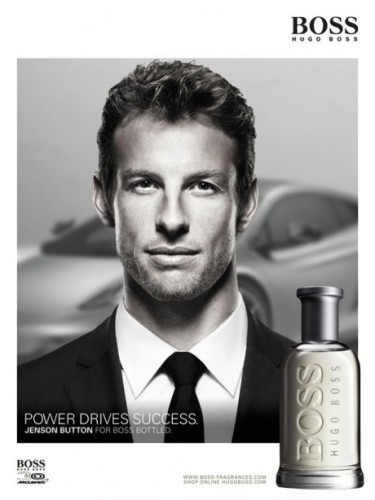 jenson button testimonial profumo hugo boss