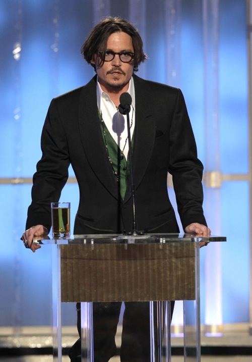 Johnny Depp è l'icona di stile del 2012