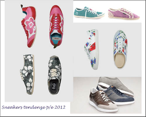 Sneakers alla moda dell'estate 2012 per lei e per lui