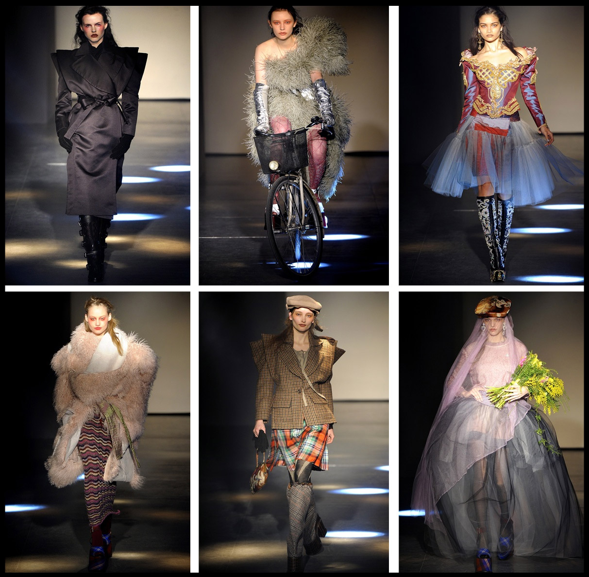 vivienne westwood paris fashion week 2012 inverno 2013 spalline anni ottanta