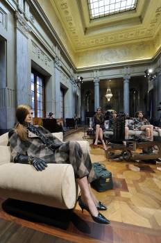 Salvatore Ferragamo, presentazione collezione pre fall 2012