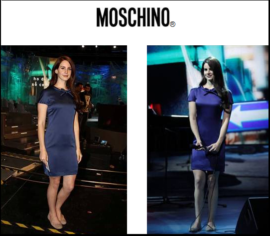 Lana Del Rey sceglie il rigore antiborghese di Moschino CheapAndChic