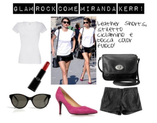 Idee look, glam rock come Miranda Kerr