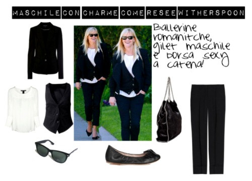 Idee look, maschile con charme come Resee Witherspoon