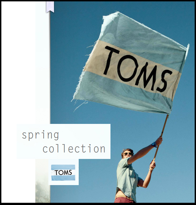 TOMS lancia il suo e-store di moda e charity!