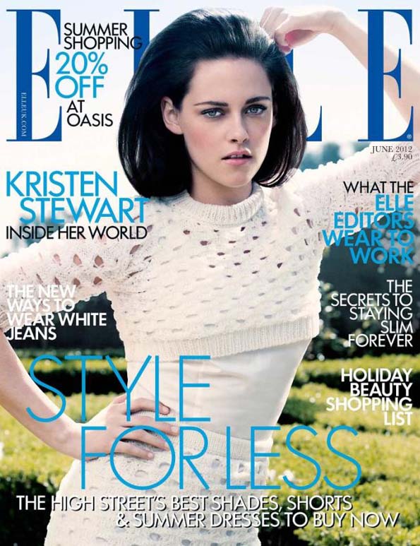 Kirsten stewart cover Elle UK