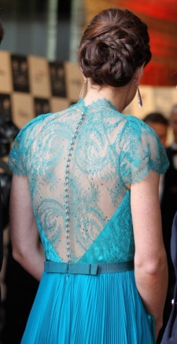 Kate Middleton Gala Olimpiadi Londra in Jenny Packham