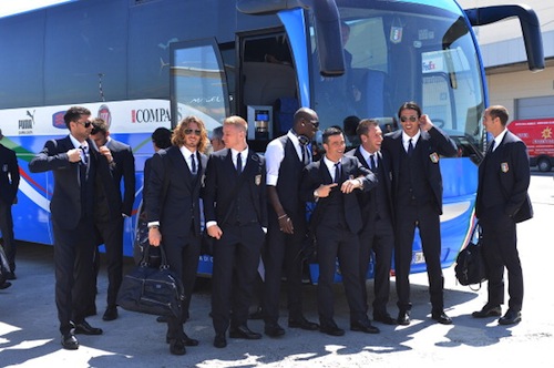 Europei di calcio 2012: gli azzurri vestono Dolce & Gabbana