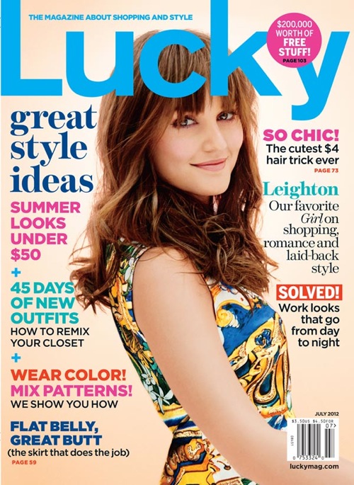 leighton meester lucky magazine