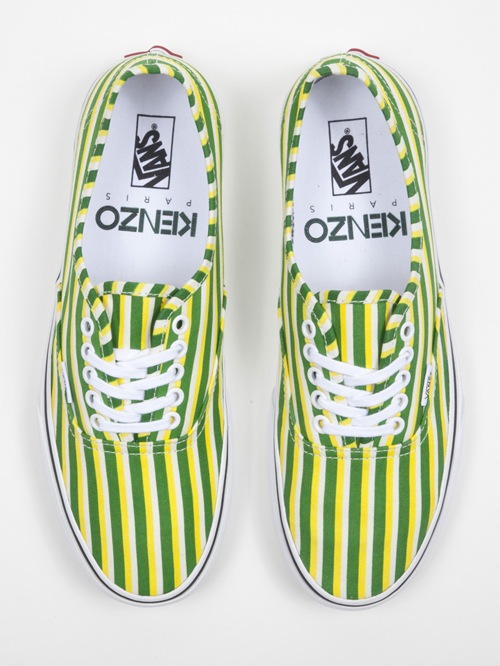 kenzo vans Authentic GreenYellow_grande