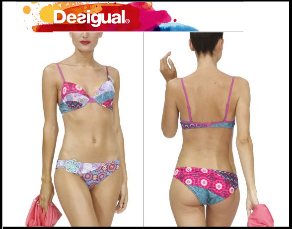 Costumi 2012 Desigual: bikini e tankini pieni di colore e allegria