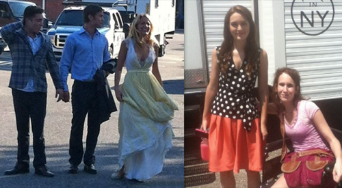 Blake Lively e Leighton Meester di nuovo sul set di Gossip Girl