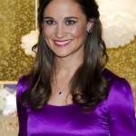 Pippa Middleton look abito viola