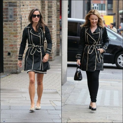 pippa middleton kylie minogue trench fay