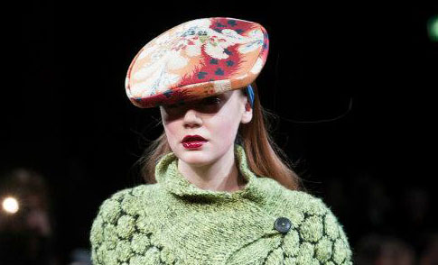 Vivienne Westwood Anglomania a/i 2013-2014 sfila alla fashion week di Copenaghen