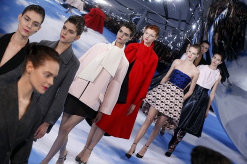 backstage sfilata Dior a/i 2013 2014