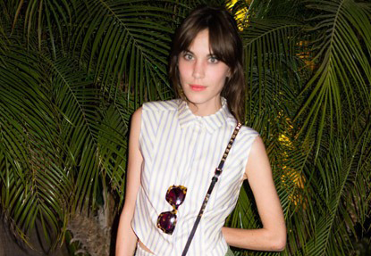 Alexa Chung al Coachella Music Festival 2013 veste Philosophy by Alberta Ferretti