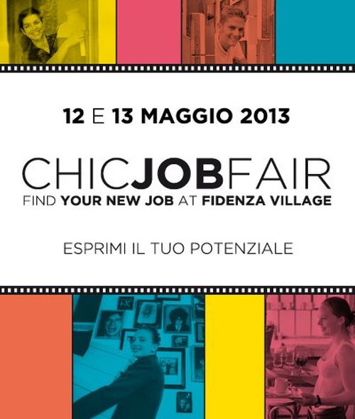 Fidenza Village 100 nuovi posti di lavoro in occasione della Chic Job Fair
