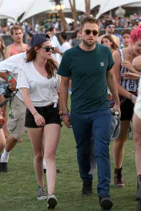 Robert Pattinson al Coachella con Kristen Stewart 