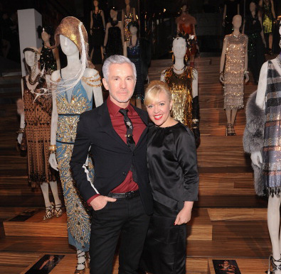 Catherine-Martin-e-Baz-Luhrmann-all'inaugurazione-della-mostra-di-New-York