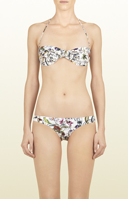 Moda Mare 2013: Gucci lancia i bikini con le sue stampe cult di sempre