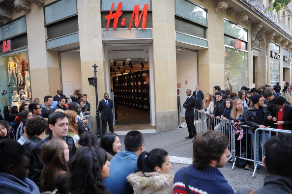 David Beckham Meets Fans At H&M