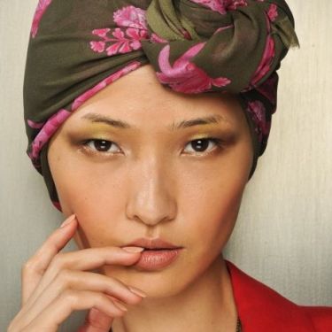 turbante fiori