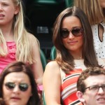 Pippa Middleton Wimbledon abito occhiali da sole