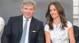 Pippa Middleton abito bianco fiori