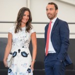 Pippa Middleton abito bianco fiori