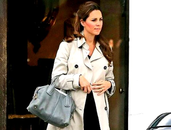 Kate Middleton shopping borsa Tod's