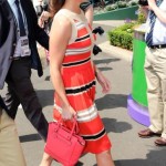 Pippa Middleton Wimbledon abito occhiali da sole