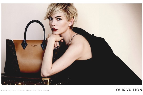 Louis Vuitton sceglie Michelle Williams come testimonial per la collezione borse 2013-2014