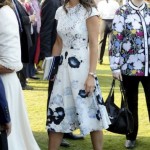 Pippa Middleton abito bianco fiori