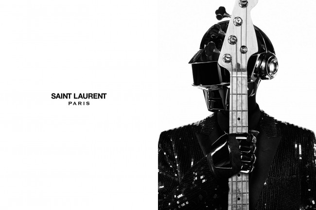 Daft Punk super fashion con Saint Laurent Paris, Vogue Usa e CR Fashion Book