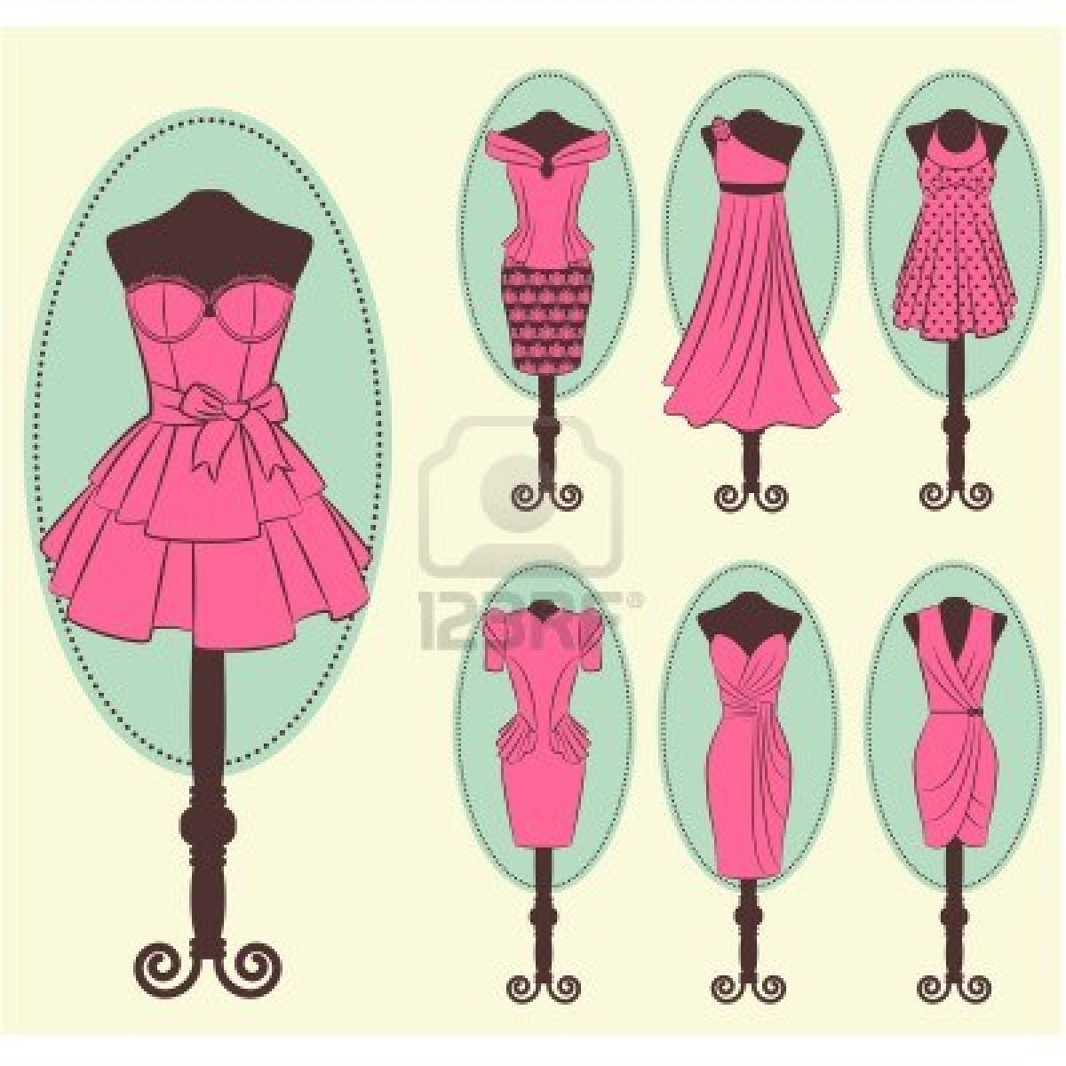 14907767-vintage-dress-with-lace-ornaments