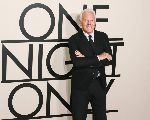 Giorgio Armani - One Night Only NYC - SuperPier - Arrivals