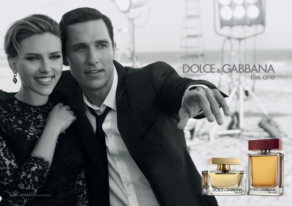 Dolce & Gabbana The One, l'adv con Scarlett Johansson e Matthew McConaughey