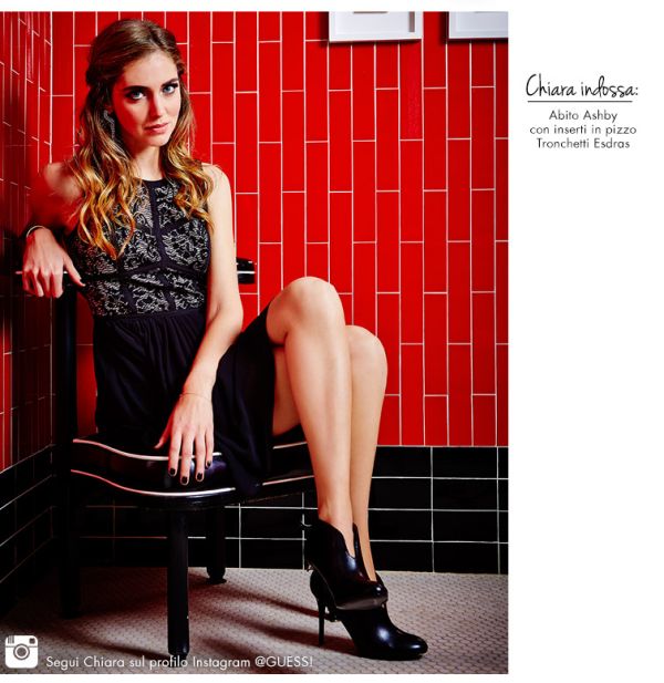 Capodanno 2014, Guess e Chiara Ferragni in total black