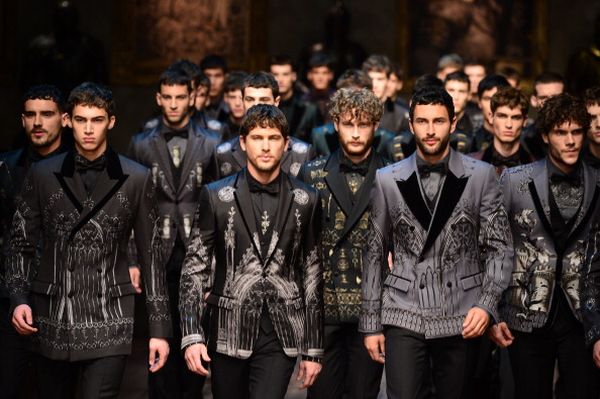 Milano Moda Uomo 2014: i re Normanni di Dolce & Gabbana a/i 2014-2015
