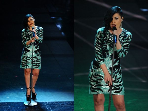 Sanremo 2014, Giusy Ferreri con abito Just Cavalli. Si o no?