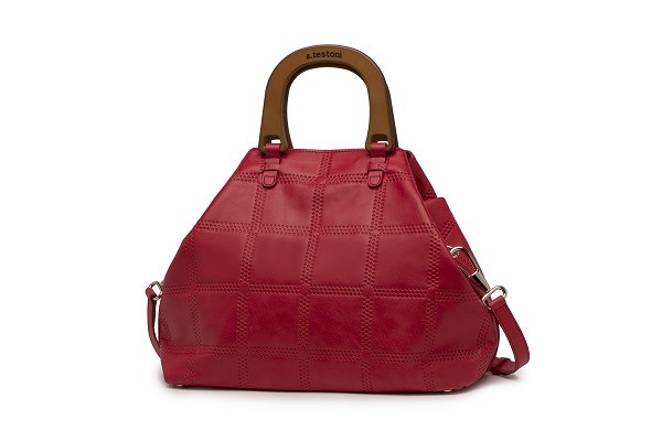 a.testoni – bag vitello honeycomb