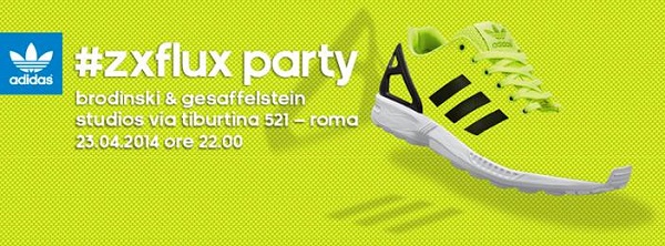 Adidas Originals e AW Lab presentano lo ZX Flux Party di Roma