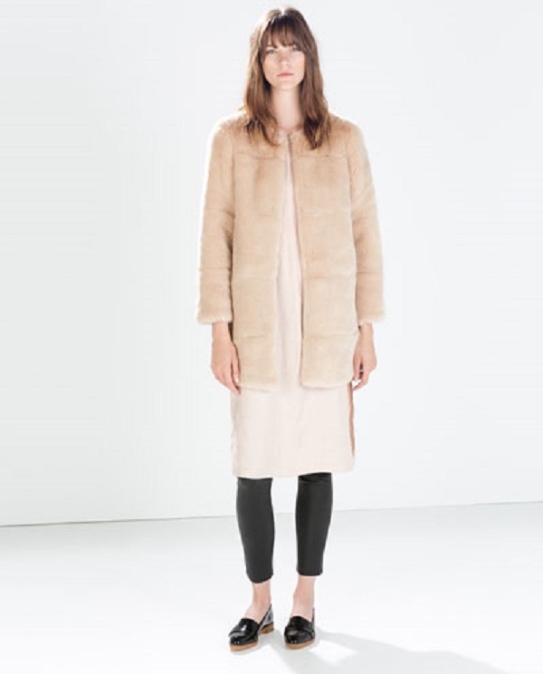 Zara a/i 2014-2015, nude collection in rosa cipria