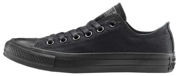 converse total black basse